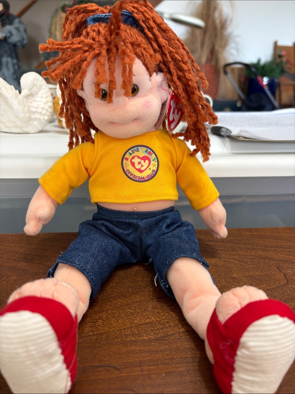 Ty Beanie Bopper Cuddly Crystal